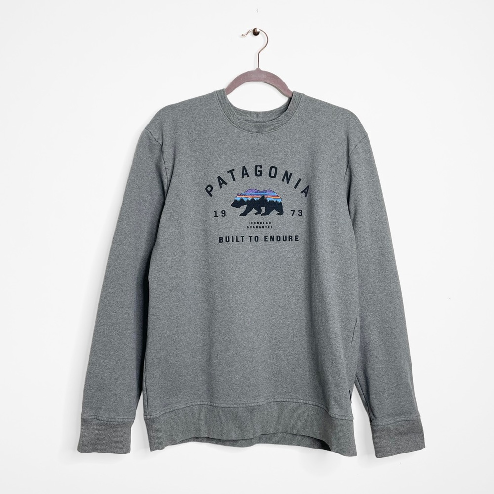 Patagonia Mens Uprisal Crew Sweatshirt in Grey